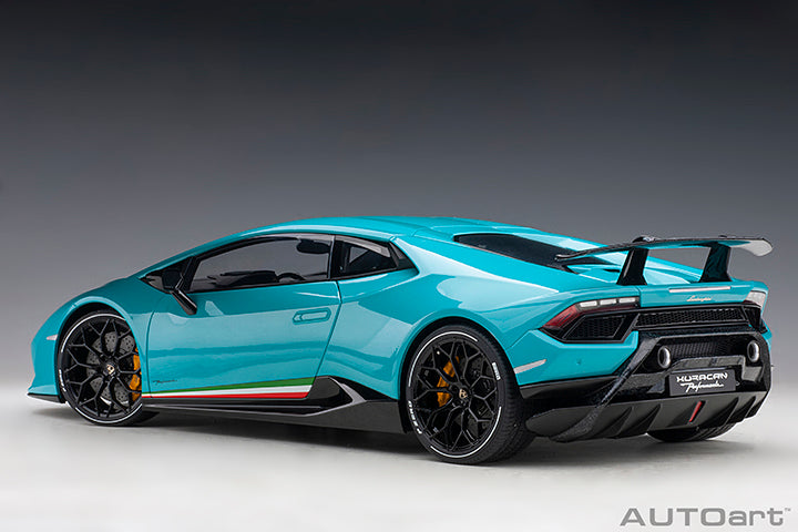 AUTOart 1:12 LAMBORGHINI HURACAN PERFORMANTE (BLU GLAUCO/SOLID BLUE)