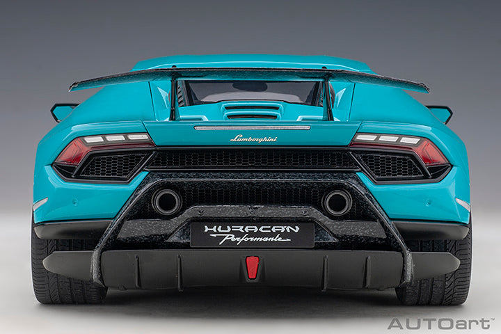 AUTOart 1:12 LAMBORGHINI HURACAN PERFORMANTE (BLU GLAUCO/SOLID BLUE)