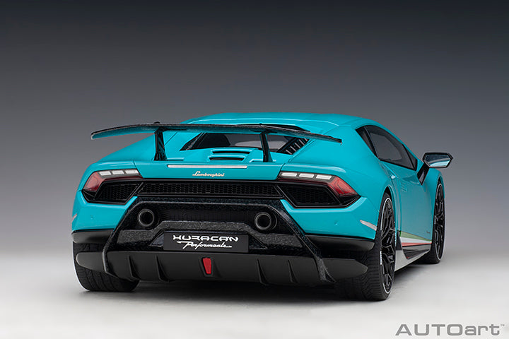 AUTOart 1:12 LAMBORGHINI HURACAN PERFORMANTE (BLU GLAUCO/SOLID BLUE)