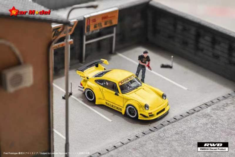 [Preorder] Star Model 1:64 Porsche Rauh-Welt RWB930 GT with wing