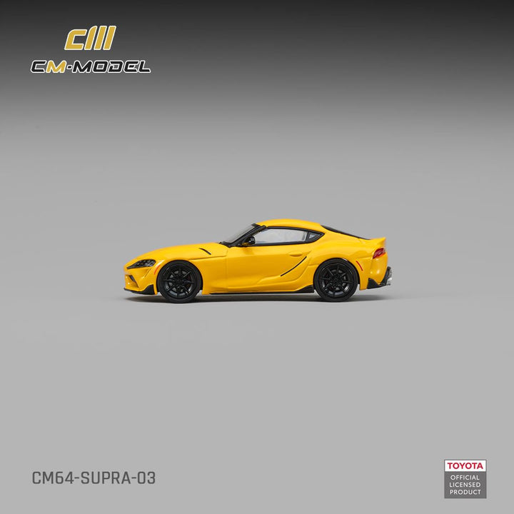 [Preorder] CM Model 1:64 Toyota GR Supra Nitro Yellow CM64-Supra-03