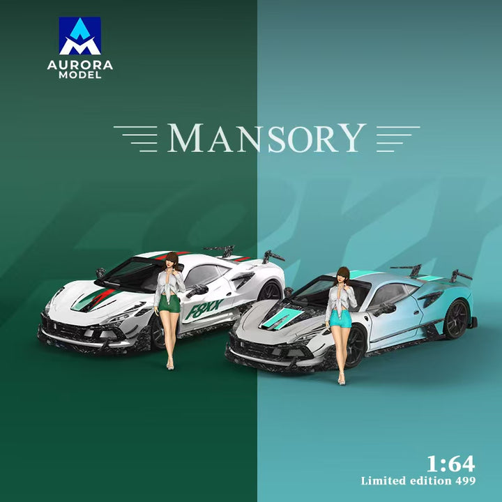 [Preorder] Aurora Model 1:64 Ferrari F8 Tributo Mansory F8XX (4 Versions)