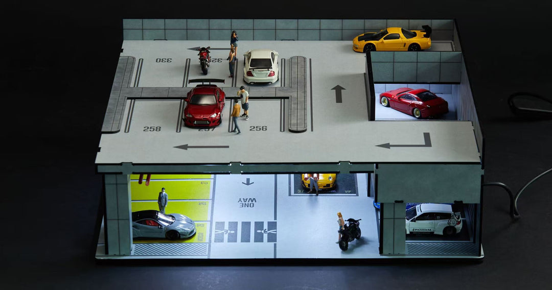 [Preorder] YOU CAR 1:64 Underground Garage Splicing Series 01 (2 Colours)