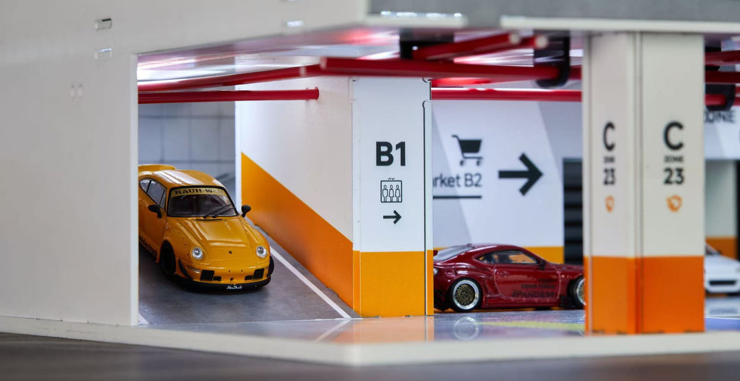 [Preorder] YOU CAR 1:64 Underground Garage Splicing Series 01 (2 Colours)