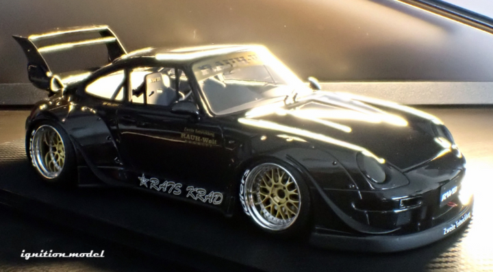 [Preorder] Ignition Model 1:18 Porsche RWB 993 Black IG3625
