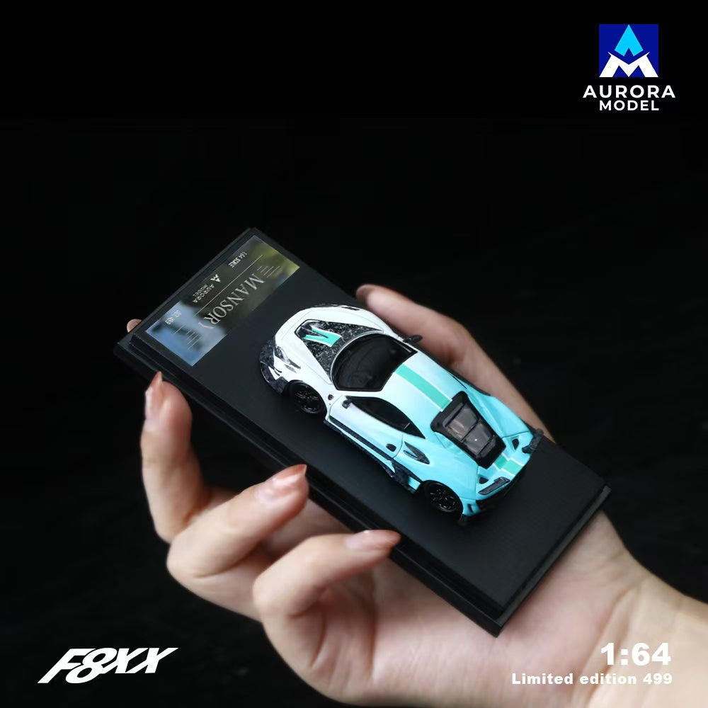 [Preorder] Aurora Model 1:64 Ferrari F8 Tributo Mansory F8XX (4 Versions)