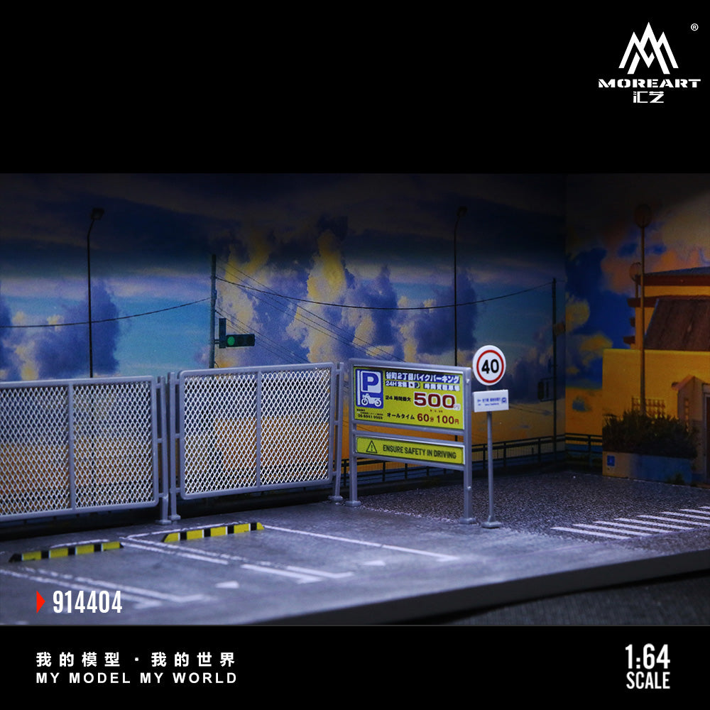 [Preorder] MoreArt 1:64 THEME LIGHTING ASSEMBLY SCENE (3 Versions) MO914404/MO914405/MO914406