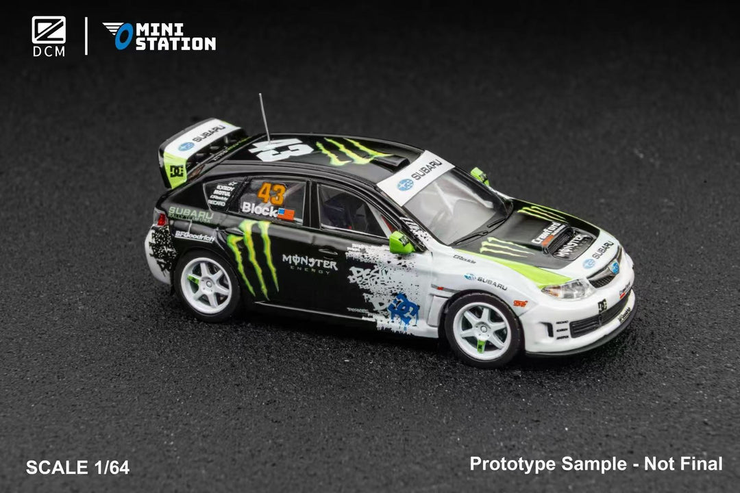 Subaru Dcm Part DCM x Mini Station 1:64 2008 Subaru Impreza WRX STI Rally Block43 - Mo ...