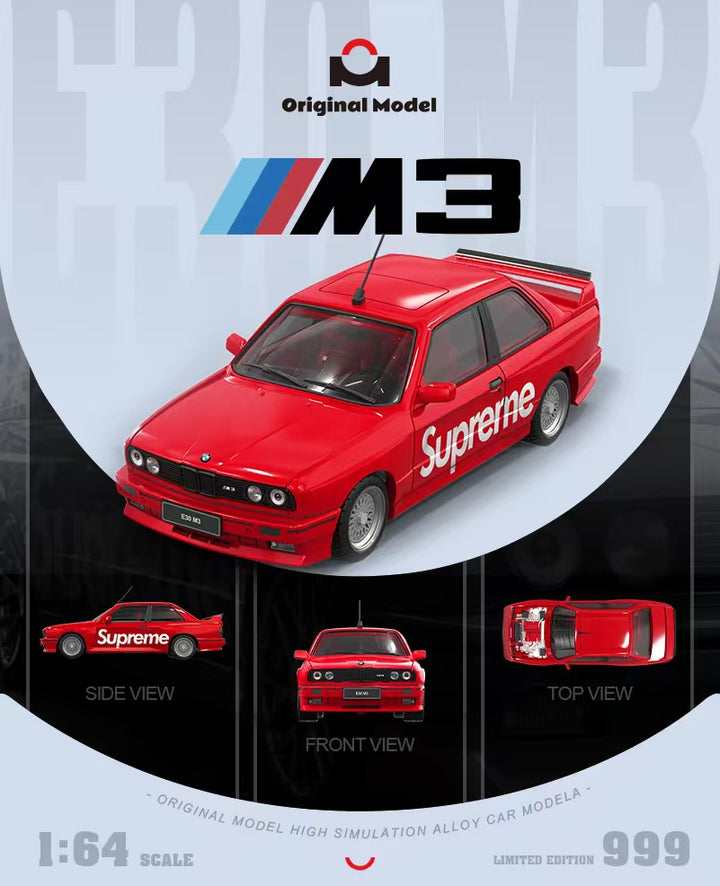 [Preorder] Original Model 1:64 BMW E30 Supreme Livery OM647801