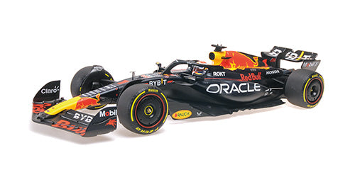 MINICHAMPS 1:12 RED BULL RACING HONDA RB19 - MAX VERSTAPPEN - 2ND PLACE QATAR SPRINT RACE - WORLD CHAMPION 2023