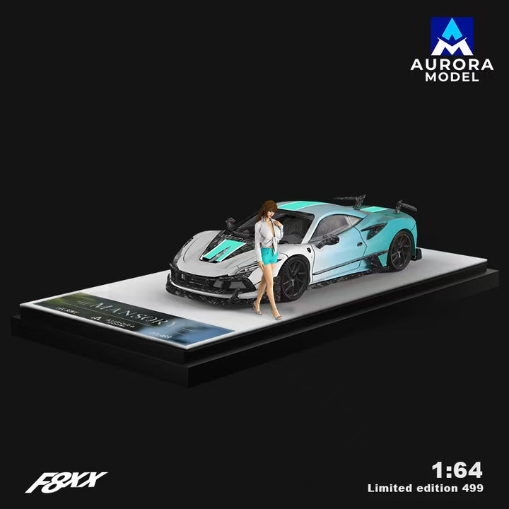 [Preorder] Aurora Model 1:64 Ferrari F8 Tributo Mansory F8XX (4 Versions)