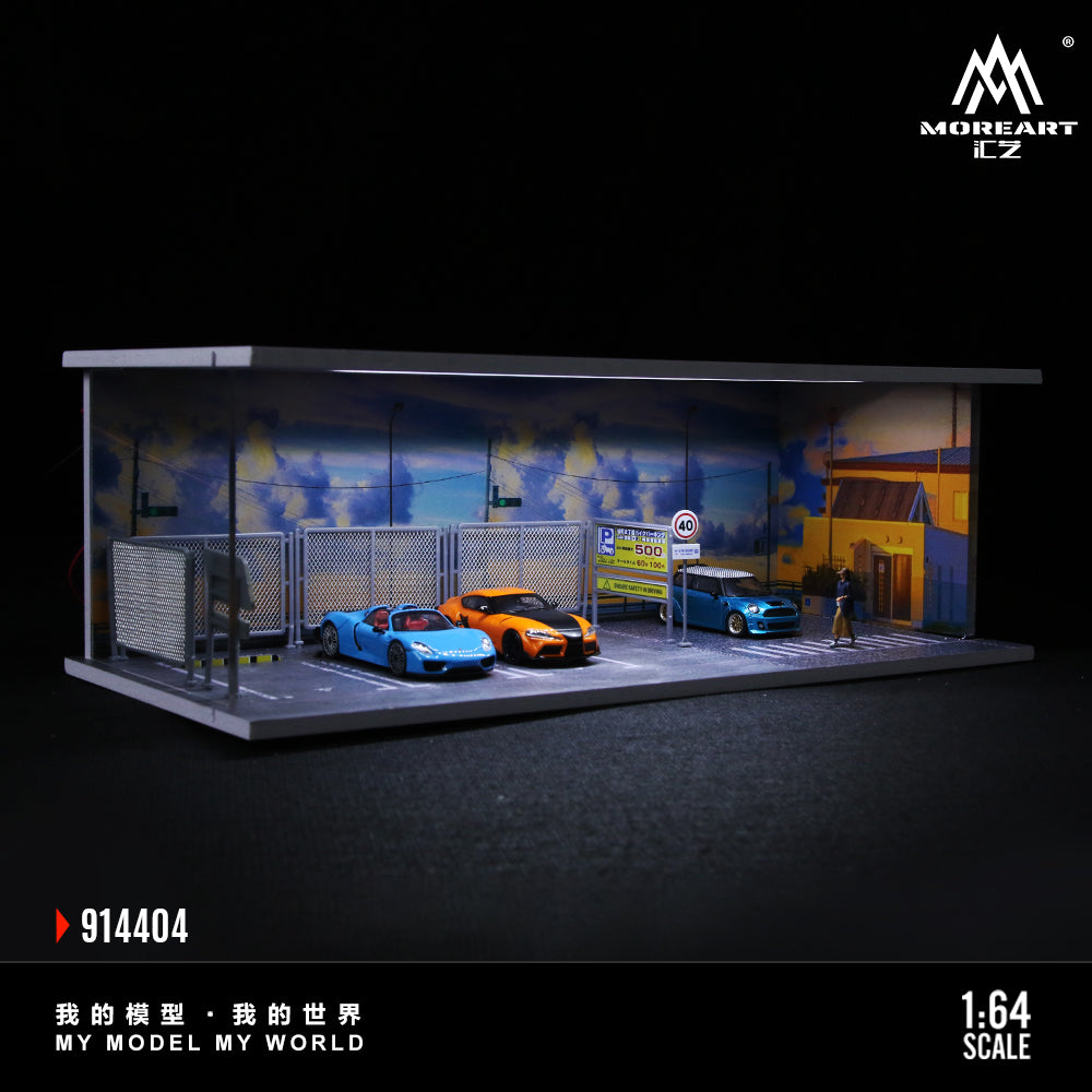[Preorder] MoreArt 1:64 THEME LIGHTING ASSEMBLY SCENE (3 Versions) MO914404/MO914405/MO914406