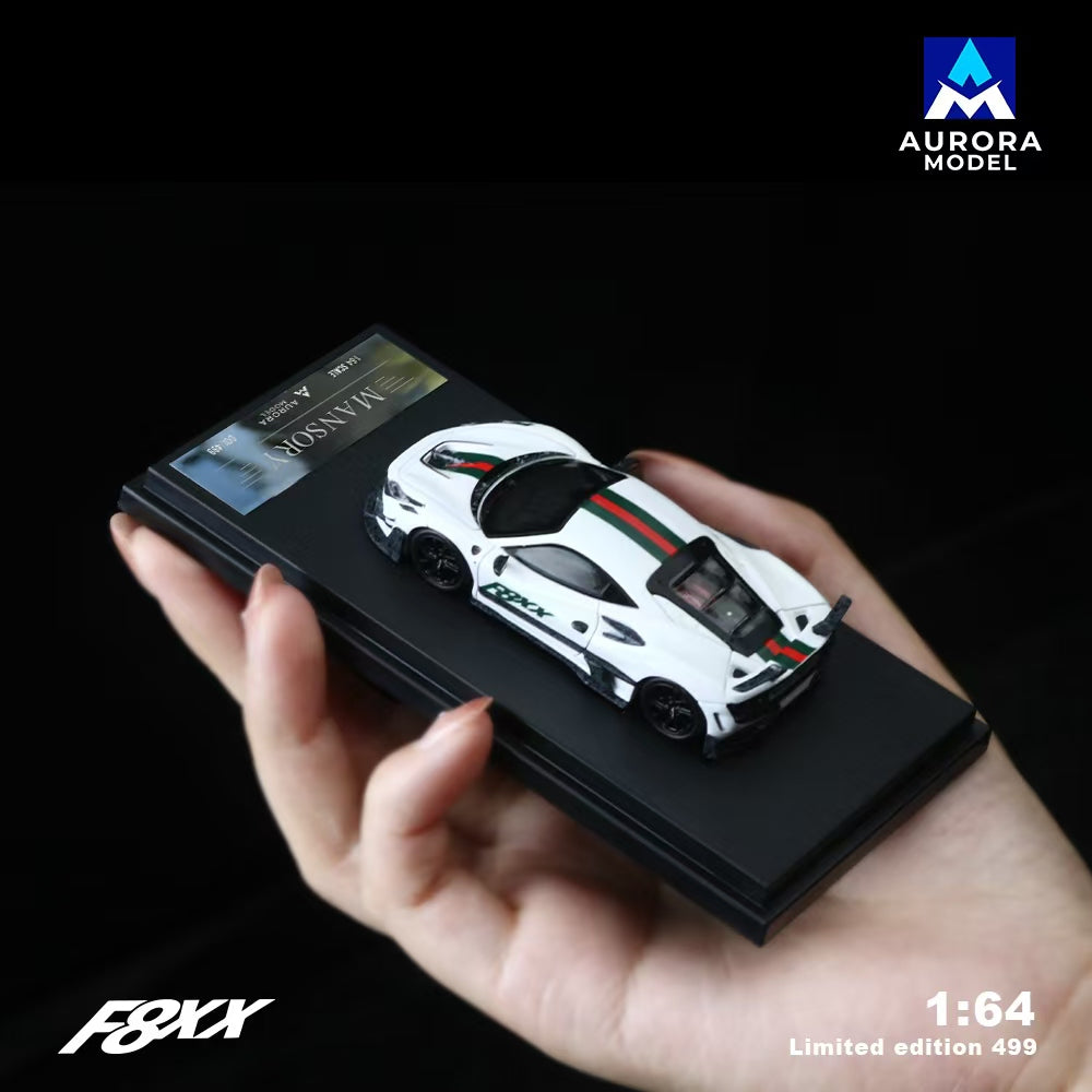[Preorder] Aurora Model 1:64 Ferrari F8 Tributo Mansory F8XX (4 Versions)