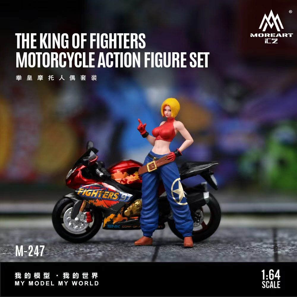 [Preorder] MoreArt 1:64 King of Fighters Motorcycle Doll Set MO2222457