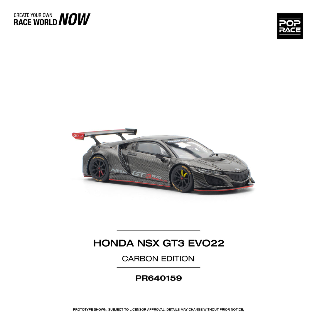 [Preorder] POPRACE 1:64 HONDA NSX GT3 EVO22 CARBON EDITION