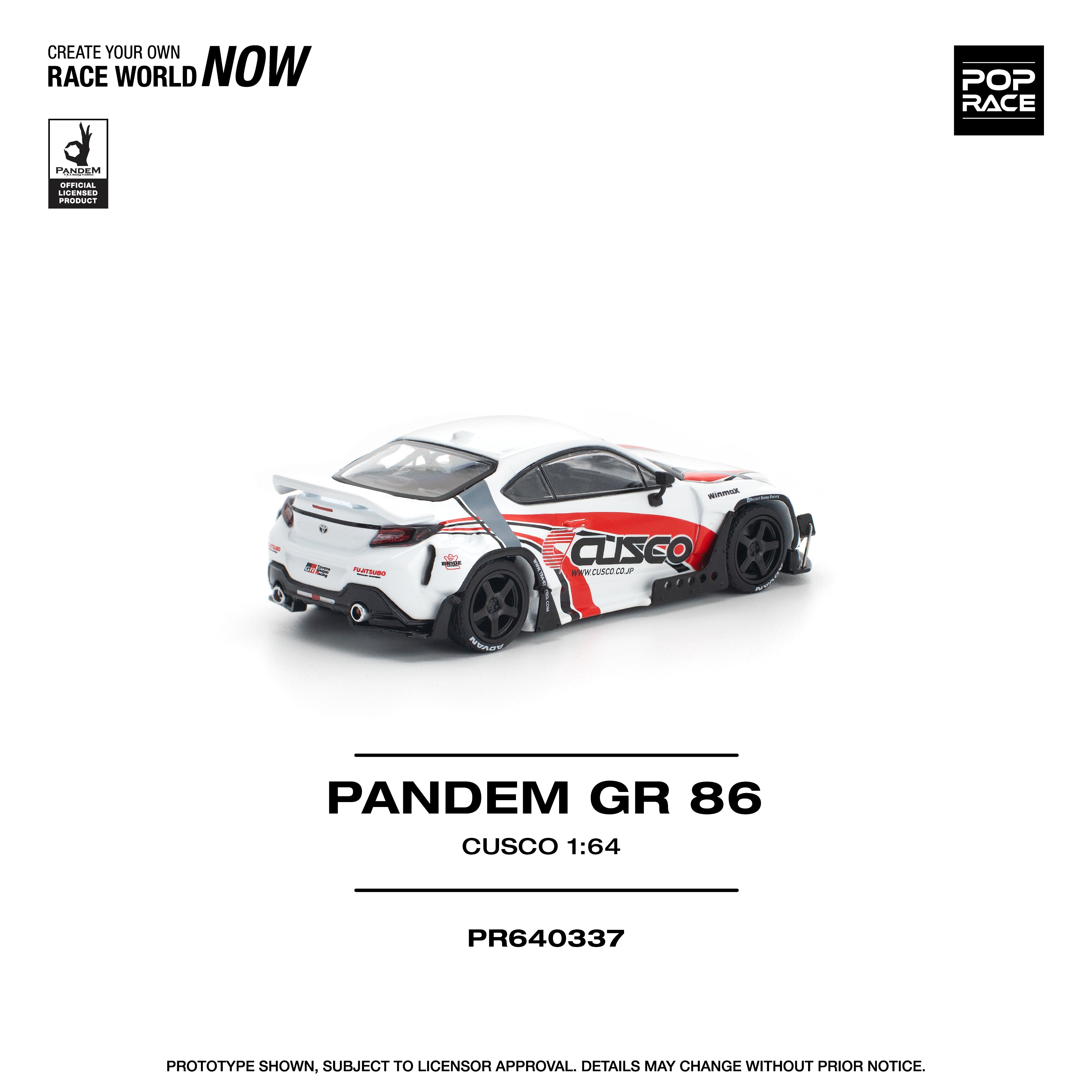 POPRACE 1:64 Panden GR86 - Cusco PR640337 – Horizon Diecast
