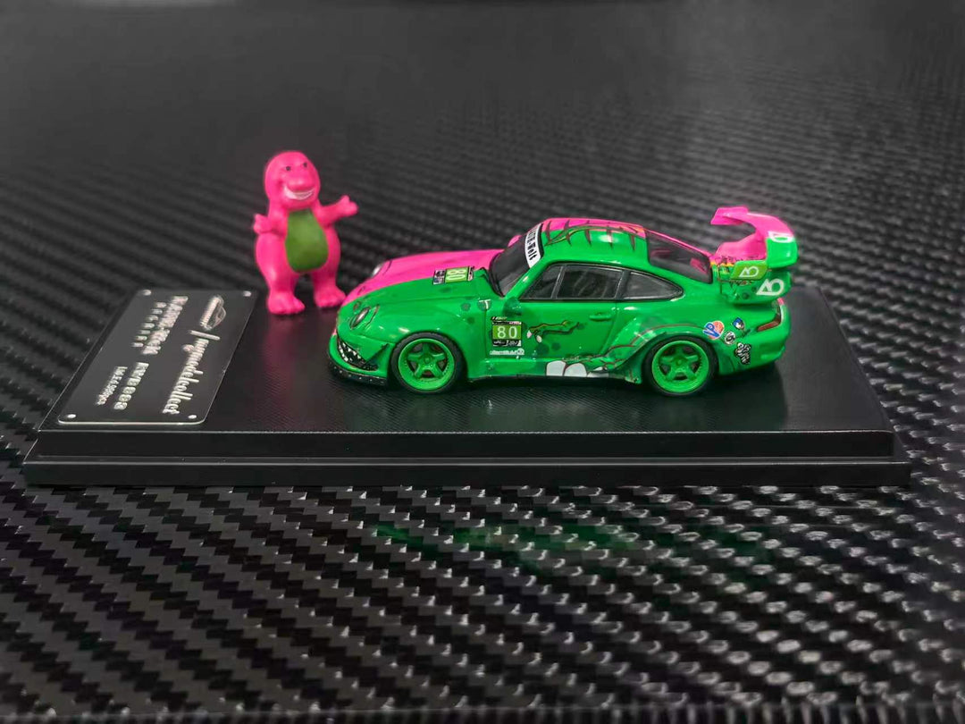 [Preorder] Model Collect 1:64 Porsche RWB993 High Wing Dragon Livery with Small Dragon MC640023M