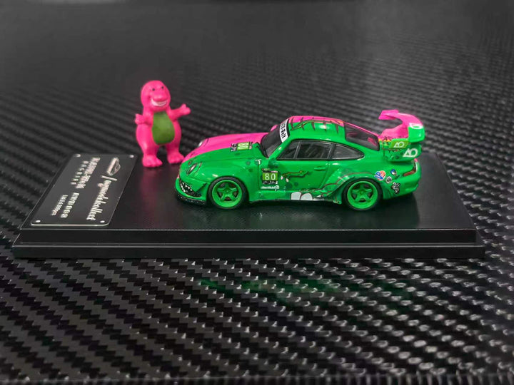 [Preorder] Model Collect 1:64 Porsche RWB993 High Wing Dragon Livery with Small Dragon MC640023M