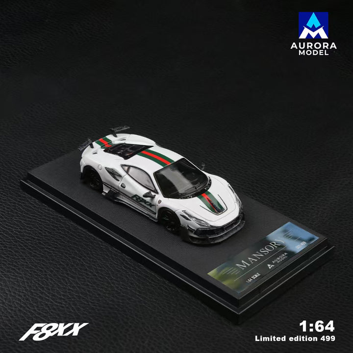 [Preorder] Aurora Model 1:64 Ferrari F8 Tributo Mansory F8XX (4 Versions)