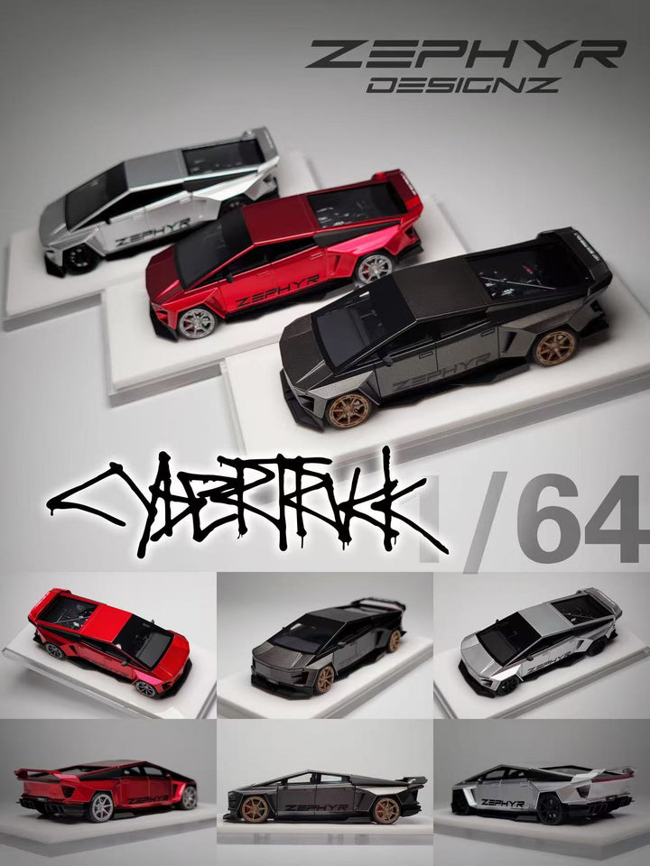 [Preorder] ZEPHYR 1:64 Tesla Cybertruck Modified (3 Colours)