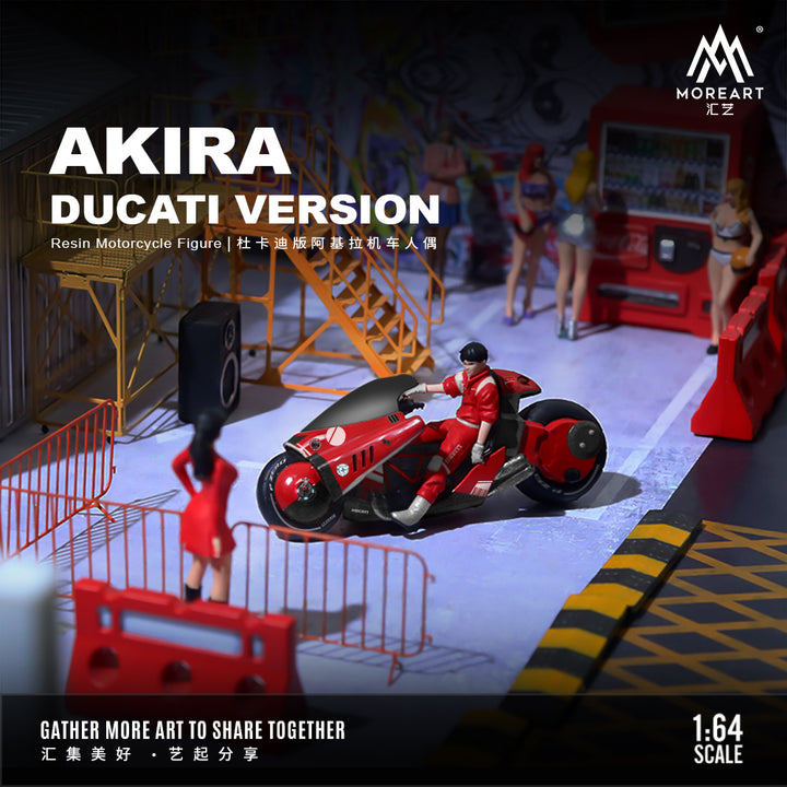 [Preorder] MoreArt 1:64 Akira Resin Motorcycle Doll