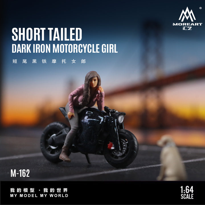 [Preorder] MoreArt 1:64 SHORT TAILED DARK IRON MOTORCYCLE GIRL MO222162