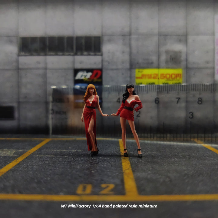 [Preorder] WT Minifactory 1:64 Female Model In Red Duo WT2025042905