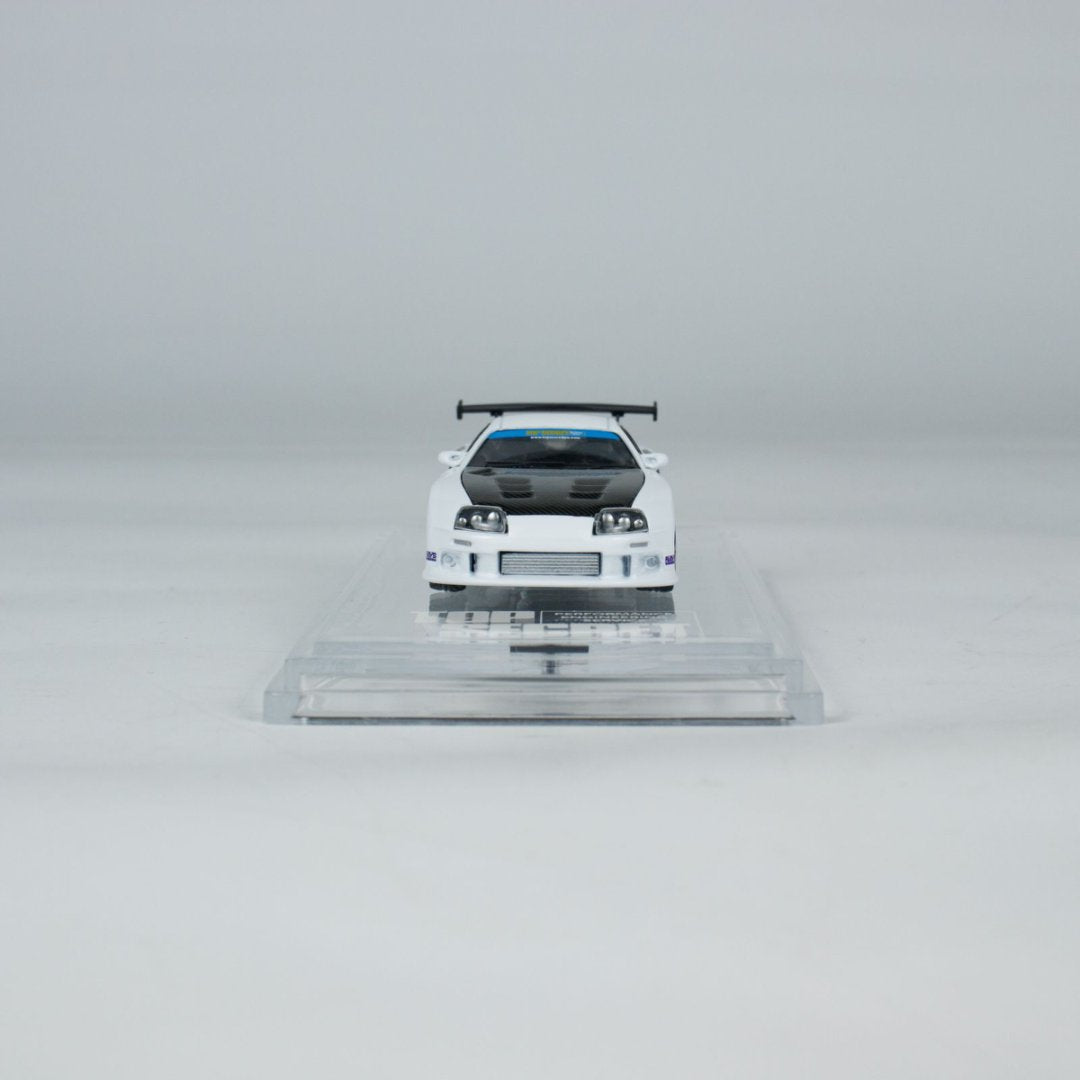 BM Creations 1:64 Toyota Supra X Top Secret (JZA80) White HEC
