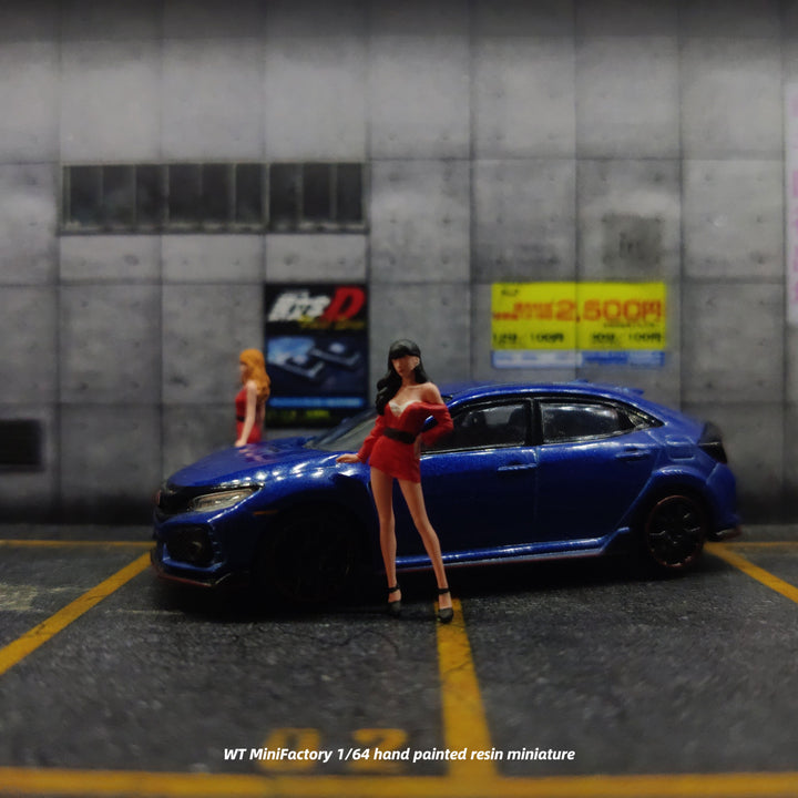 [Preorder] WT Minifactory 1:64 Female Model In Red Duo WT2025042905