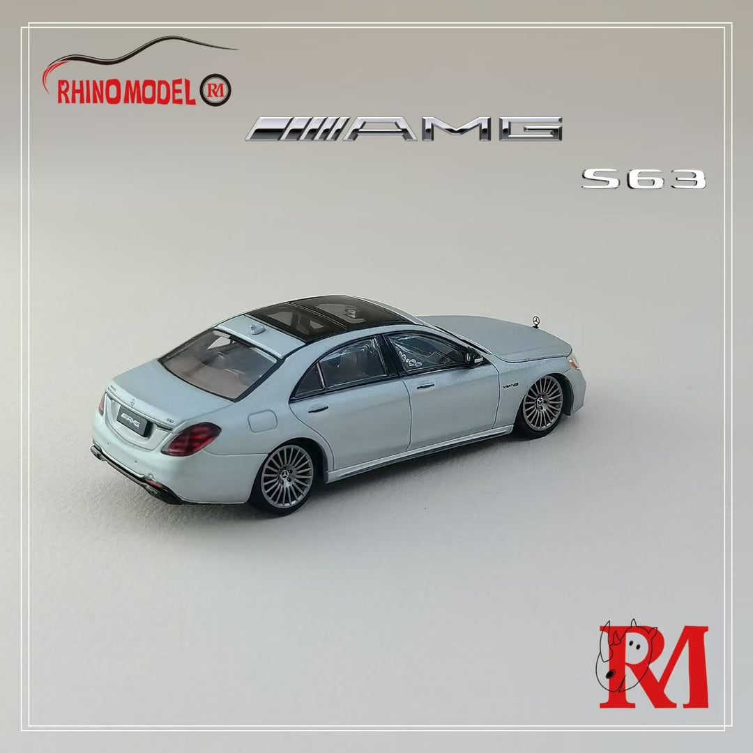 [Preorder] Rhino Model 1:64 Mercedes-Benz S Class 6th Generation W222 AMG S63 (4 Versions)