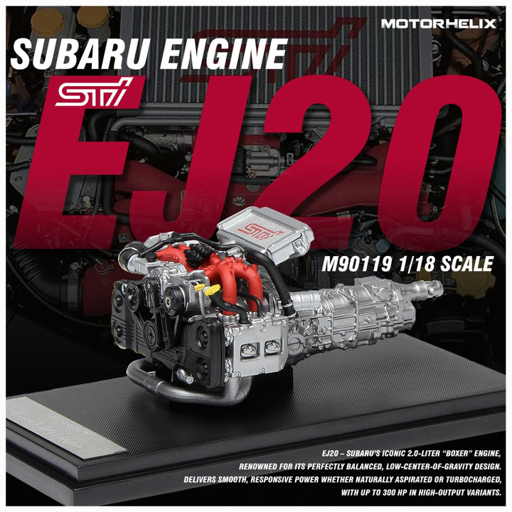 [Preorder] MOTORHELIX 1:18 Subaru and Mazda Engine (2 Versions) M90119/M90120