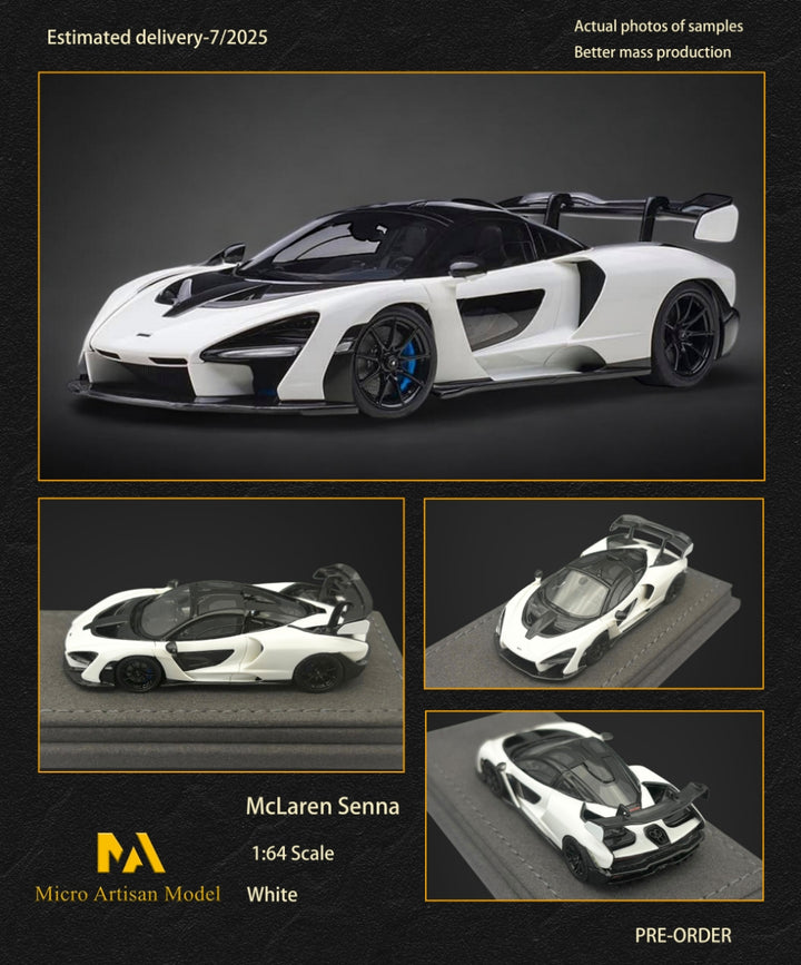 [Preorder] Micro Artisan Model 1:64 McLaren Senna (5 Colours)