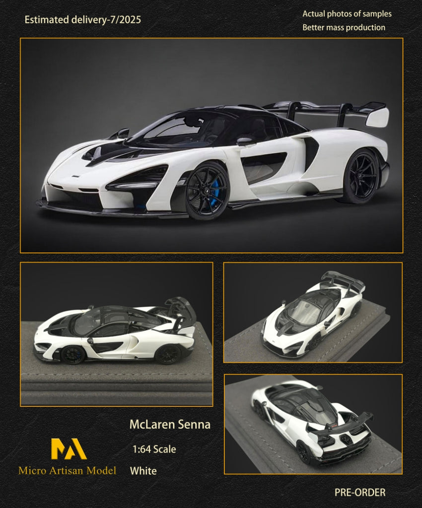 Preorder] Micro Artisan Model 1:64 McLaren Senna (5 Colours