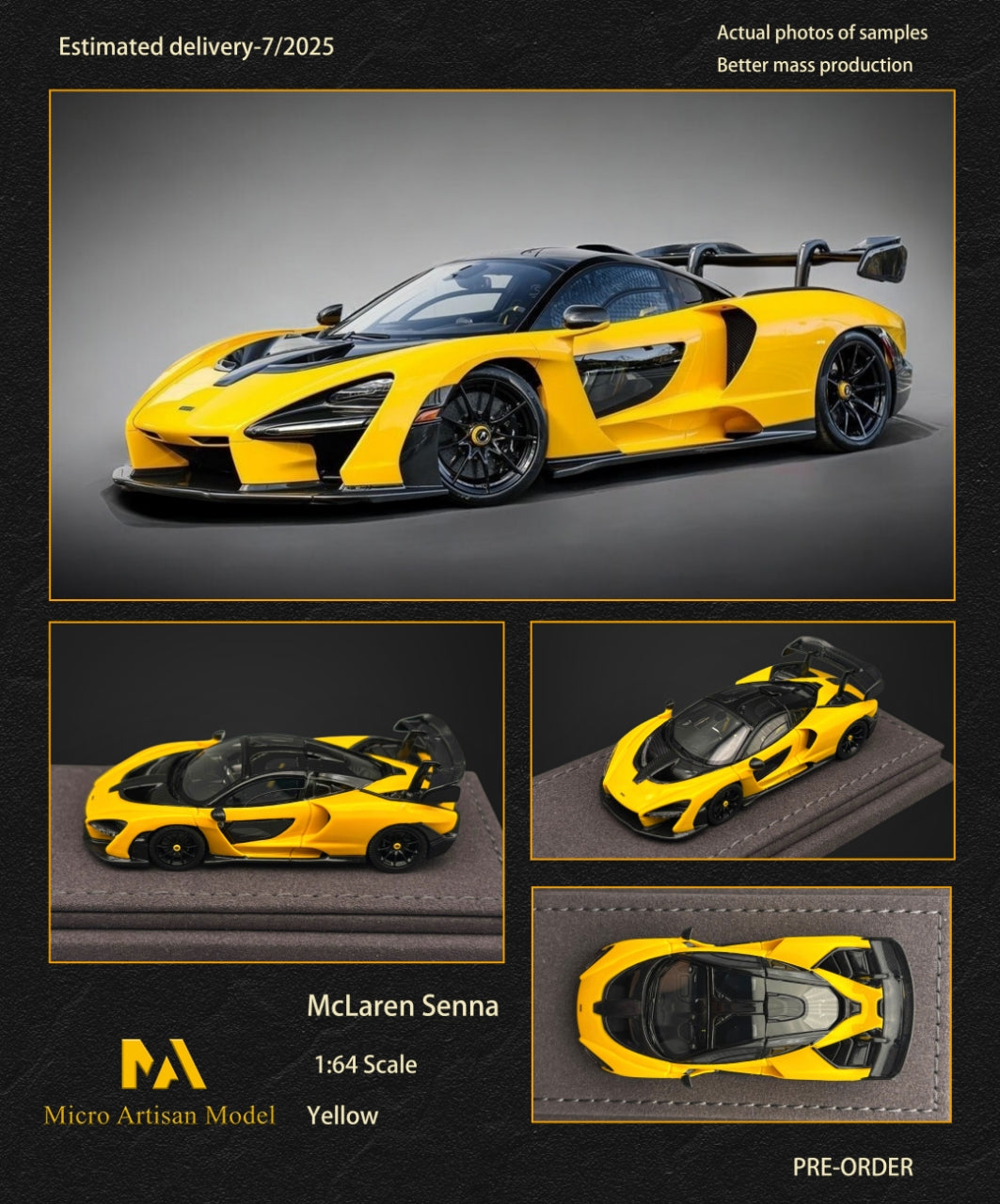 [Preorder] Micro Artisan Model 1:64 McLaren Senna (5 Colours)