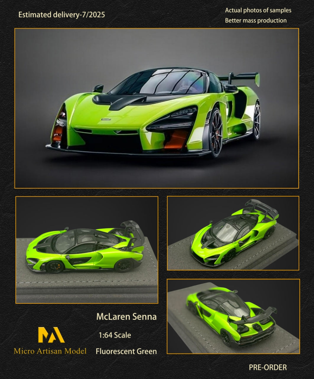 [Preorder] Micro Artisan Model 1:64 McLaren Senna (5 Colours)