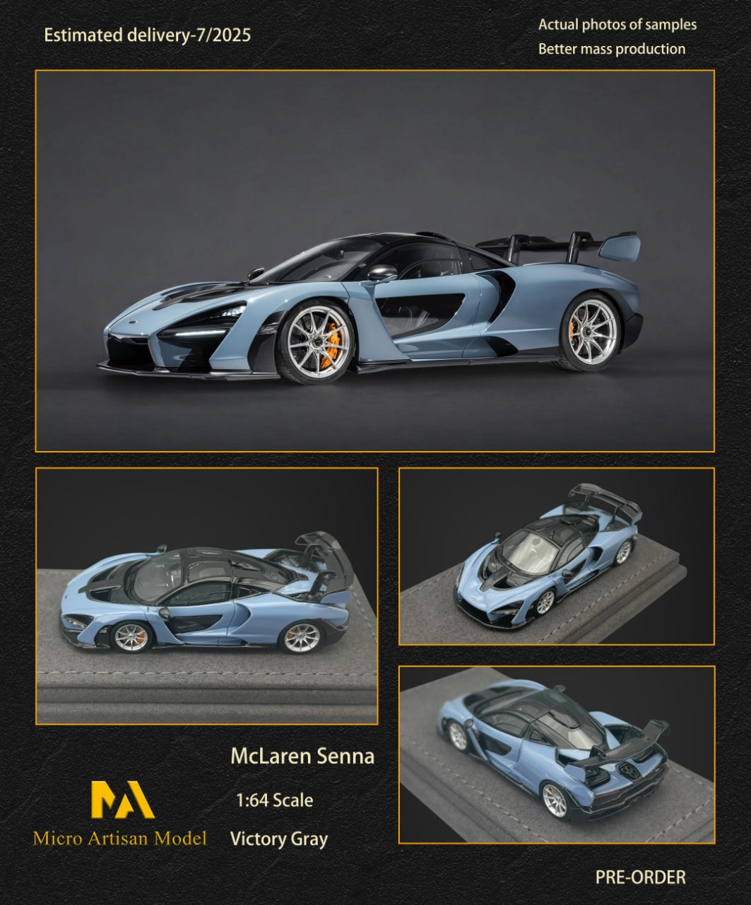 [Preorder] Micro Artisan Model 1:64 McLaren Senna (5 Colours)