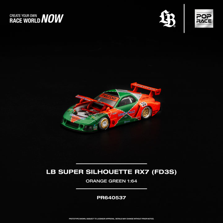[Preorder] POPRACE 1:64 LB Super Silhouette RX7 (FD3S) PR640537
