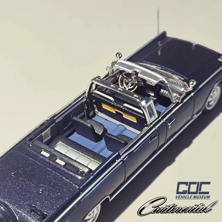[Preorder] GOC 1:64 TMCS Malaysia 2026 Exhibition Edition Lincoln Continental X100 Blue