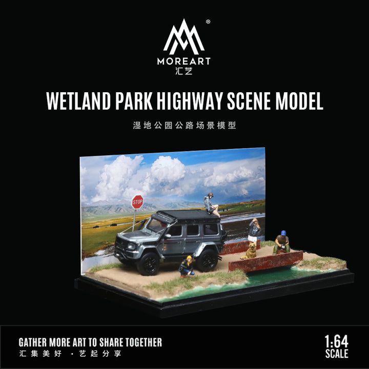 [Preorder] MoreArt 1:64 WETLAND PARK HIGHWAY SCENE MODEL