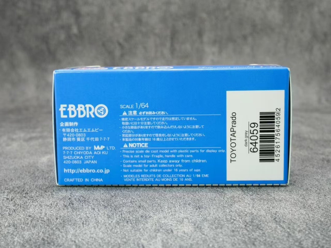 [Preorder] Ebbro Model 1:64 Toyota Prado (2 Colours)