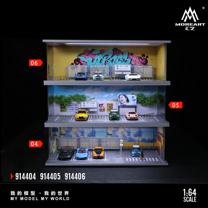 [Preorder] MoreArt 1:64 THEME LIGHTING ASSEMBLY SCENE (3 Versions) MO914404/MO914405/MO914406