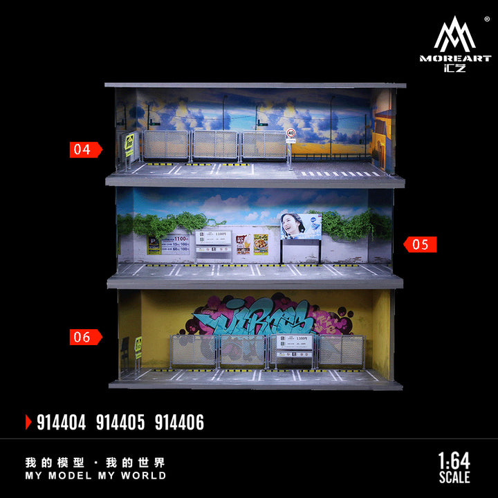 [Preorder] MoreArt 1:64 THEME LIGHTING ASSEMBLY SCENE (3 Versions) MO914404/MO914405/MO914406