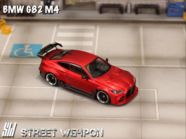 Street Weapon 1:64 BMW G82 M4 wide-body - Red