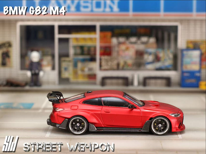 Street Weapon 1:64 BMW G82 M4 wide-body - Red
