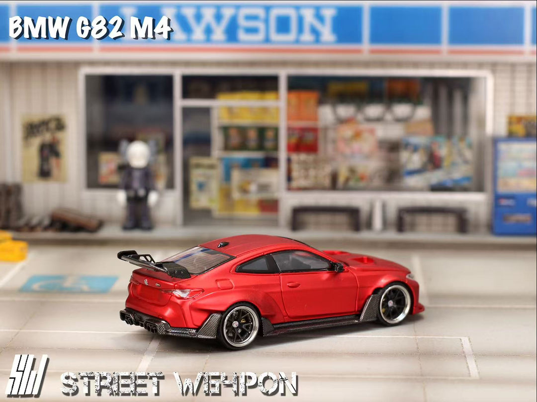 Street Weapon 1:64 BMW G82 M4 wide-body - Red