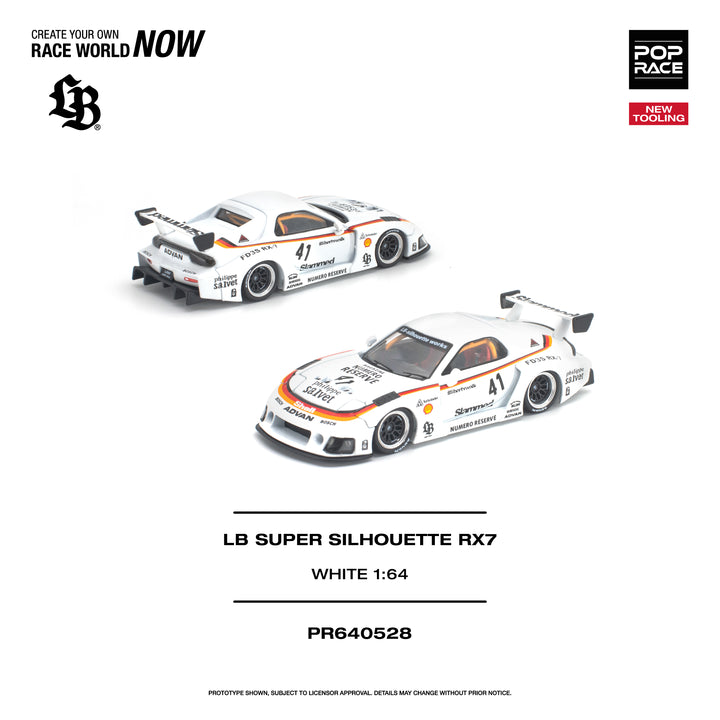 [Preorder] POPRACE 1:64 LB SUPER SILHOUETTE RX7 (FD3S) PR640528