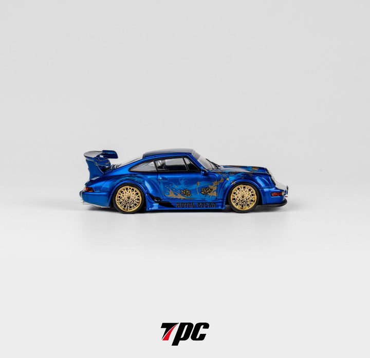 [Preorder] TPC 1:64 Porsche RWB964 Chrome Blue/ Transparent Blue (2 Colours)