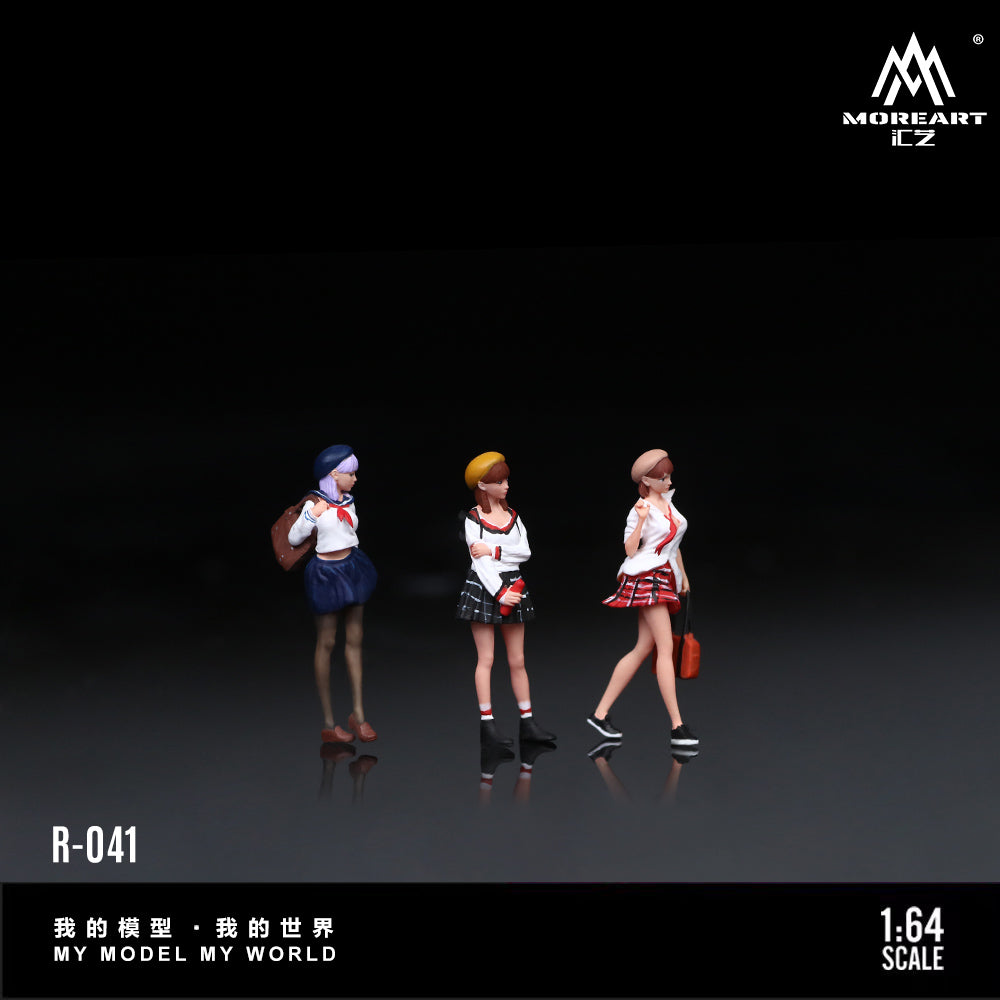 [Preorder] MoreArt 1:64 JK GIRL DOLL SET R-041