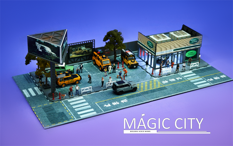 Magic City 1:64 Diorama Land Rover Showroom 110062