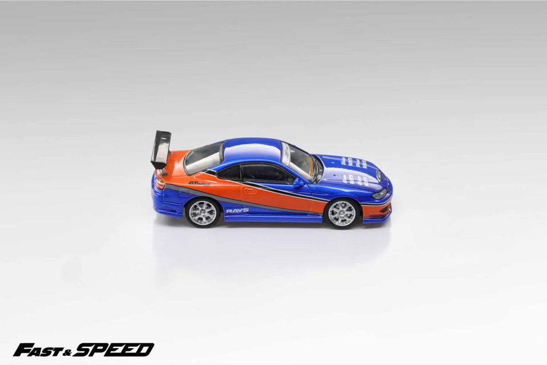 [Preorder] Fast Speed 1:64 Nissan Silvia S15  "Mona Lisa" FNF Orange-Blue